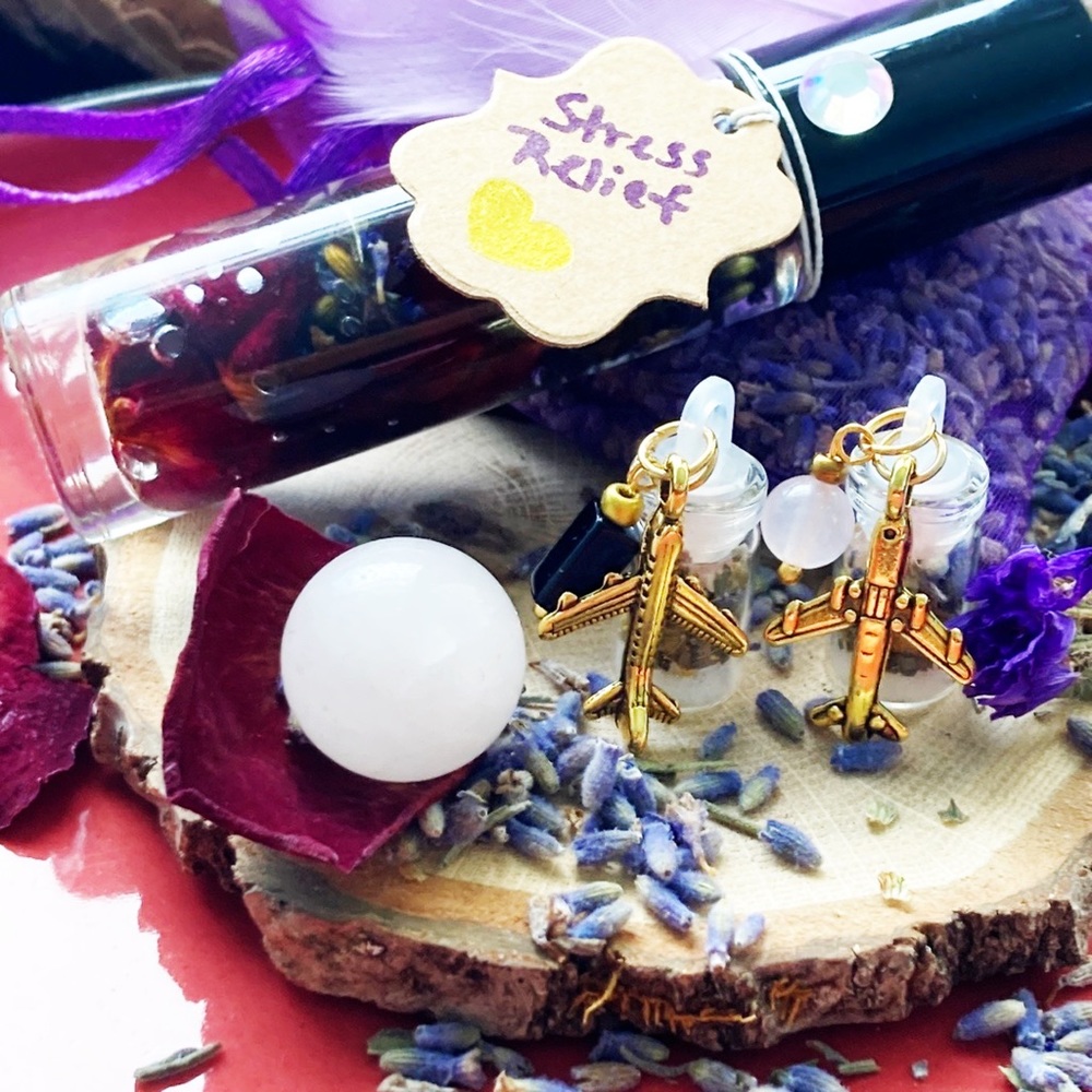 Anxiety| Stress travel relief amulet necklace kit